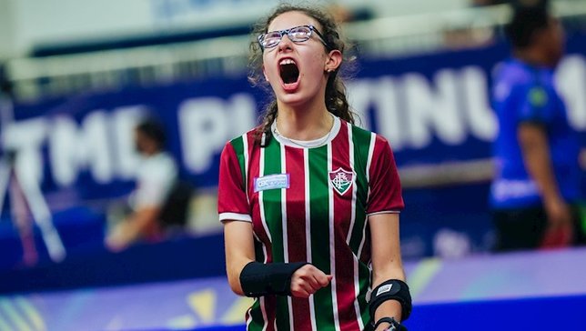 Sophia Kelmer vibrou em Uberlândia. Foto: Miriam J