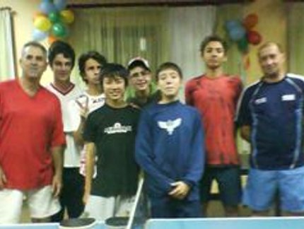 EQUIPE DE TÊNIS DE MESA NOS JOGOS REGIONAIS 2009