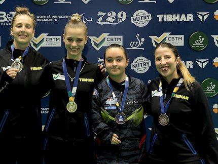 Medalhistas paralímpicos e nova geração brilham na conquista de 32 medalhas individuais no Aberto do Brasil