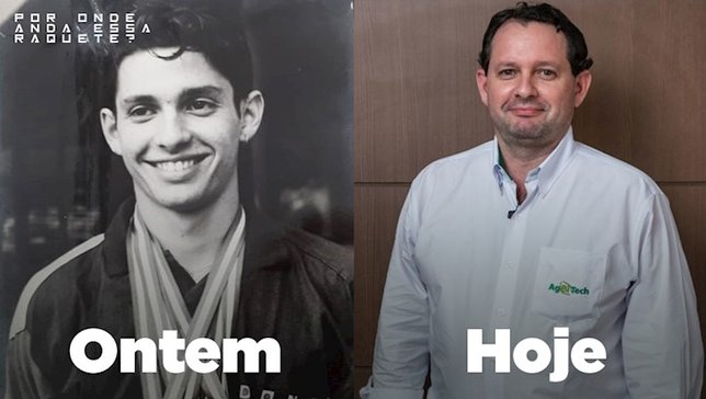 Marcio Andrade, na época em que atuava e atualment