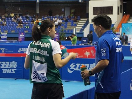 Caroline Kumahara é a segunda brasileira passar para semifinal no individual