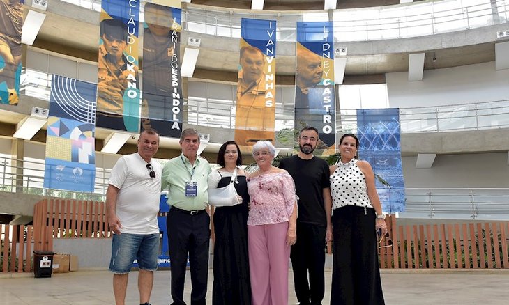 A família de Ivam Vinhas, Alaor Azevedo, o ex-joga