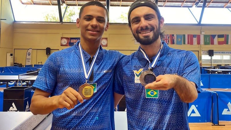 Gabriel Antunes (esq.) e Paulo Henrique Fonseca (d