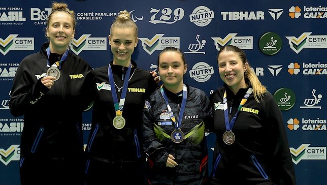 Pódio da C9 no Aberto do Brasil - Foto - Dhavid No