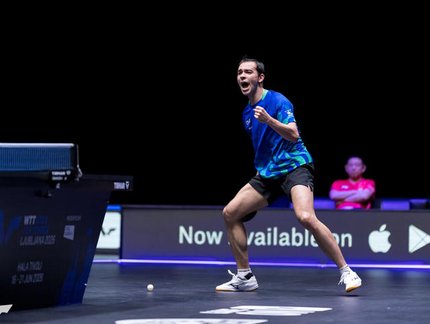 Hugo Calderano é vice-campeão do WTT Star Contender Ljubljana 2026