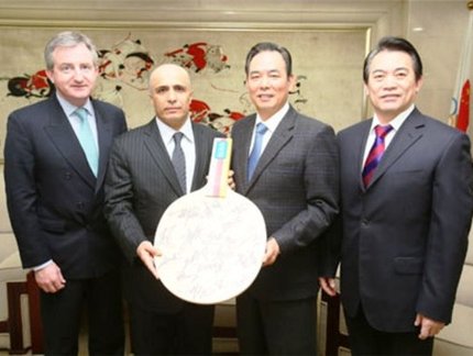 Após acordo, Dubai será patrocinadora da seleção chinesa de Tênis de Mesa