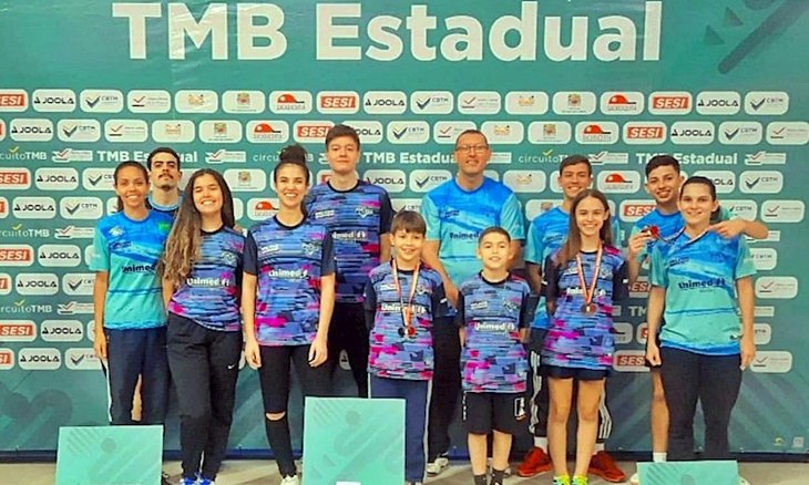 Equipe de Marília no TMB Estadual. Foto: Divulgaçã