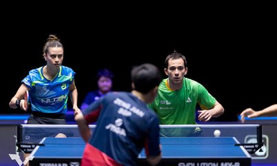 Bruna Takahashi e Hugo Calderano caem nas duplas, mas seguem vivos nas chaves individuais do WTT Star Contender Ljubljana 2026