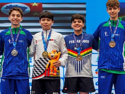 Vitor Motikawa e Gabrielle Pincerato são campeões individuais dos Jogos da Juventude 2024