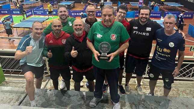 Jorge Fanck e Humberto Schimdt, do tênis de mesa, 