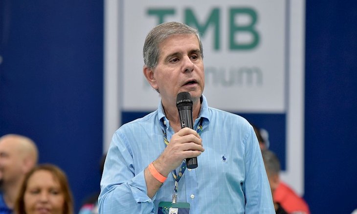 Alaor Azevedo, presidente da CBTM, no TMB Platinum