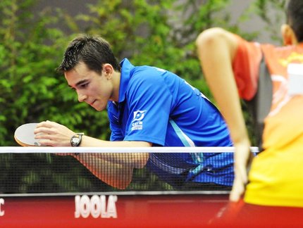 Hugo Calderano está na decisão do ITTF Global Junior Circuit Finals