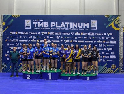Seleção de Santa Catarina é a grande campeã do Absoluto A feminino do TMB Platinum - Campeonato Brasileiro