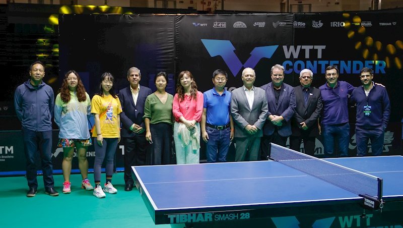 Chineses marcaram presença no WTT do Rio e partici