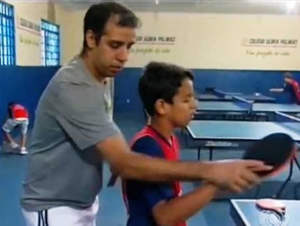 Paulo Molitor visita seleção tocantinense de Tênis de Mesa em Palmas