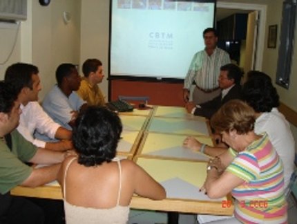 PRES. DA CONFEDERAÇÃO GUATEMALTECA VISITA CBTM