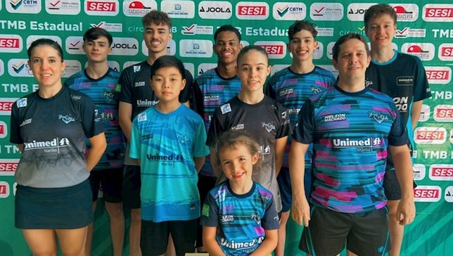 Equipe de tênis de mesa de Marília se destaca na 2ª Etapa do Ranking Paulista em Mogi das Cruzes