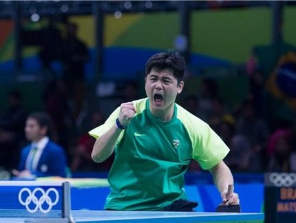 Seleção masculina faz balanço da Rio 2016 e Calderano afirma: 'Estou feliz'