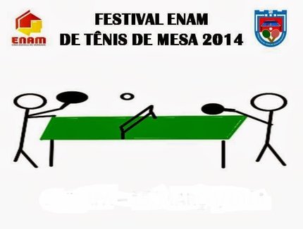 Quinta etapa do Festival Enam de Tênis de Mesa será dia 3 de maio