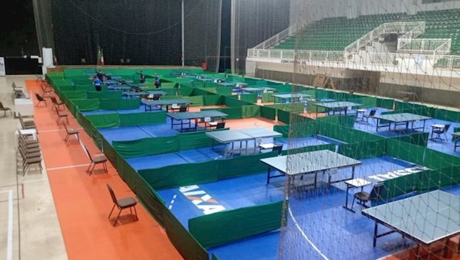 Tudo pronto no Centro de Convenções de Concórdia (