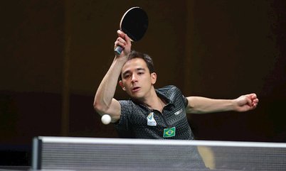 Hugo Calderano vence e enfrentará Dang Qiu nas oitavas de final do WTT Star Contender Doha