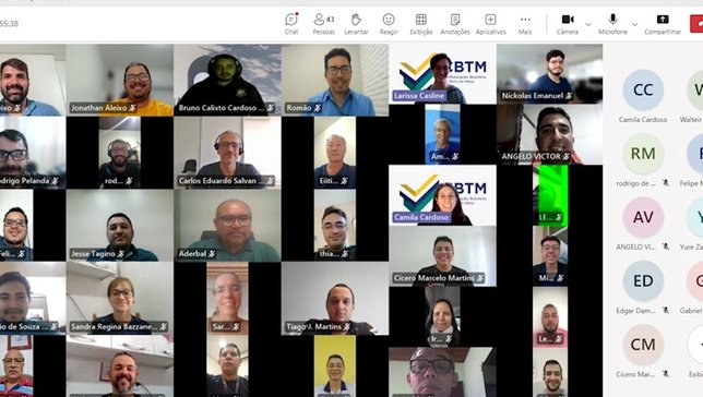 Capacitação contou com uma turma diversificada, co