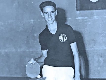 Mario Jorge Lobo Zagallo, lenda do futebol e craque também no tênis de mesa