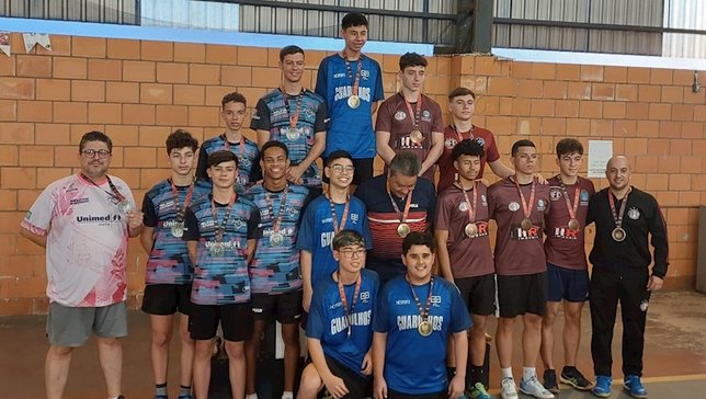 Tênis de mesa de Marília conquista prata e bronze nos Jogos Abertos da Juventude