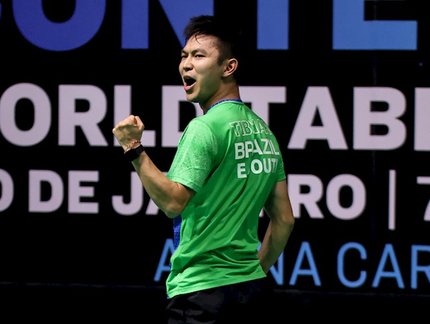 Eric Jouti avança às semifinais de duplas mistas do WTT Feeder de Estocolmo