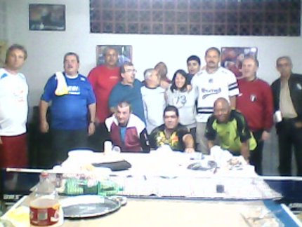 ÁRBITROS PARTICIPAM DE CHURRASCO PARA COMEMORAR EVENTO