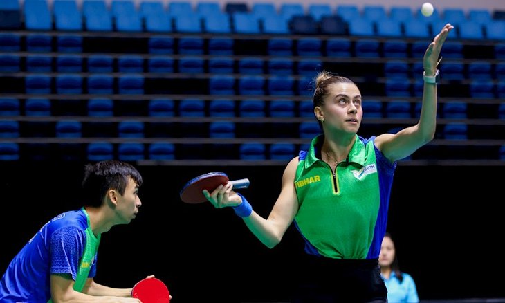 Vitor Ishiy e Bruna Takahashi jogaram o individual