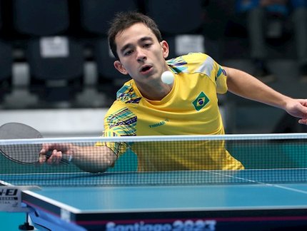 Hugo Calderano e Bruna Takahashi avançam à fase 16 avos de final do Smash da China