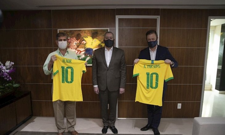 Da esquerda para a direita: Alaor Azevedo, Rogério