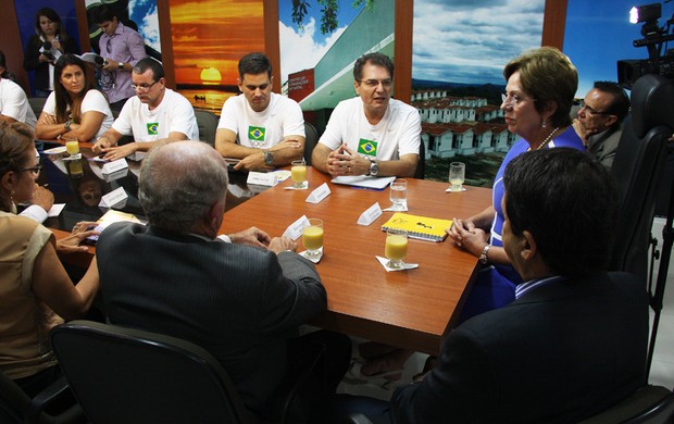 Comitiva do COB foi recebida pela governadora do Rio Grande do Norte, Rosalba Ciarlini (Foto: Ivanizio Ramos/Divulgação)