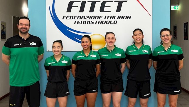 Programa Rota Olímpica desembarca na Itália, em mais uma ação em prol do desenvolvimento do tênis de mesa feminino