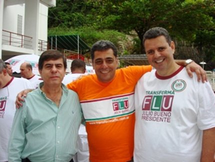 PRESIDENTE ALAOR SE ENCONTRA COM CANDIDATOS DO FLUMINENSE