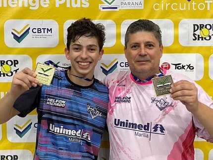 Tênis de Mesa de Marília vence a classificação geral eficiência de clubes/cidades do TMB Copa Brasil Challenge Plus de Tênis de Mesa em Maringá