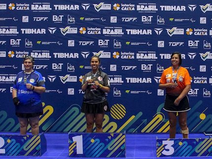 Aline Ferreira é a campeã individual feminino da Classe 7 do TMB Platinum – Campeonato Brasileiro