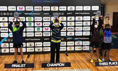 OURO! Hamilton Yamane é campeão do WTT Youth Contender, etapa do Circuito Mundial de Jovens