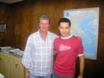 THIAGO MONTEIRO VISITA SEDE DO COB