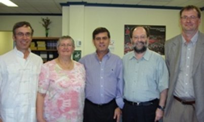 PRESIDENTE DA CONFEDERAÇÃO BRASILEIRA VISITA SEDE DA ITTF