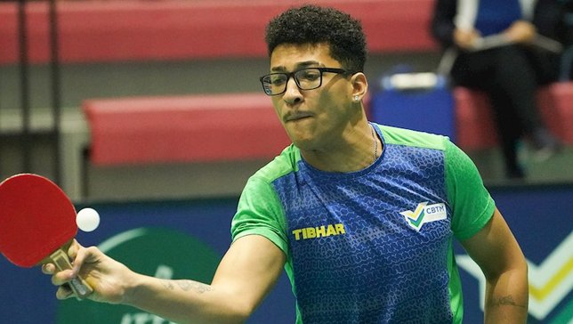 Carlos Eduardo Moraes em ação no Aberto do Brasil 