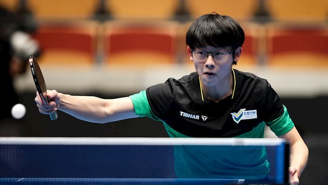 Leonardo Iizuka em ação no Mundial de Jovens da Su