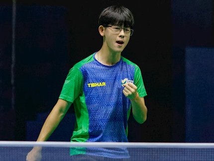 Hugo Calderano, Eric Jouti e Leonardo Iizuka avançam às oitavas de final do WTT Contender Rio de Janeiro