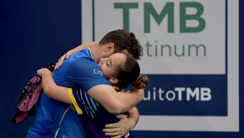 Campeã no sub-11, Luiza Fontanive festeja a conqui