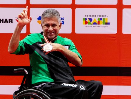 Iranildo Espíndola será porta-bandeira do Brasil na abertura dos Jogos Parasul-Americanos Valledupar 2026