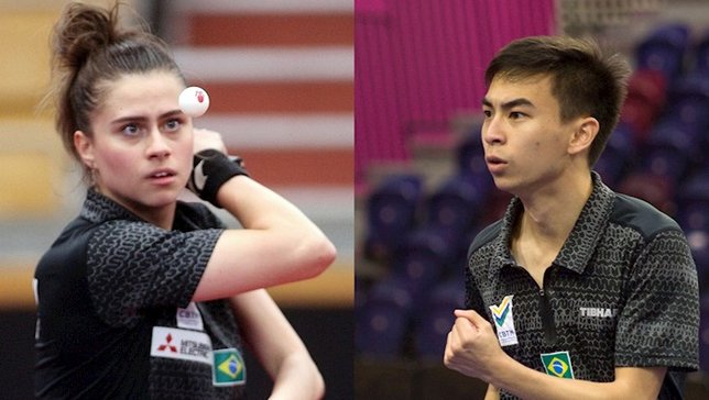 Bruna e Vitor fizeram grande participação no torne