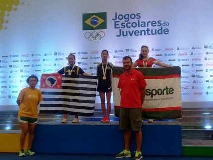 Jogos Escolares: Jully Nagao é campeã e volta aos Jogos Sul-Americanos