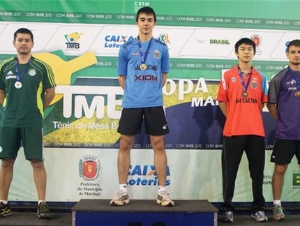 Hugo Calderano conquista seu primeiro título da carreira no Absoluto A