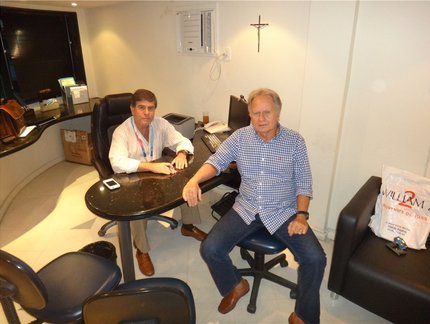 Presidente da CBTM discute construção de CT com diretor do Fluminense
